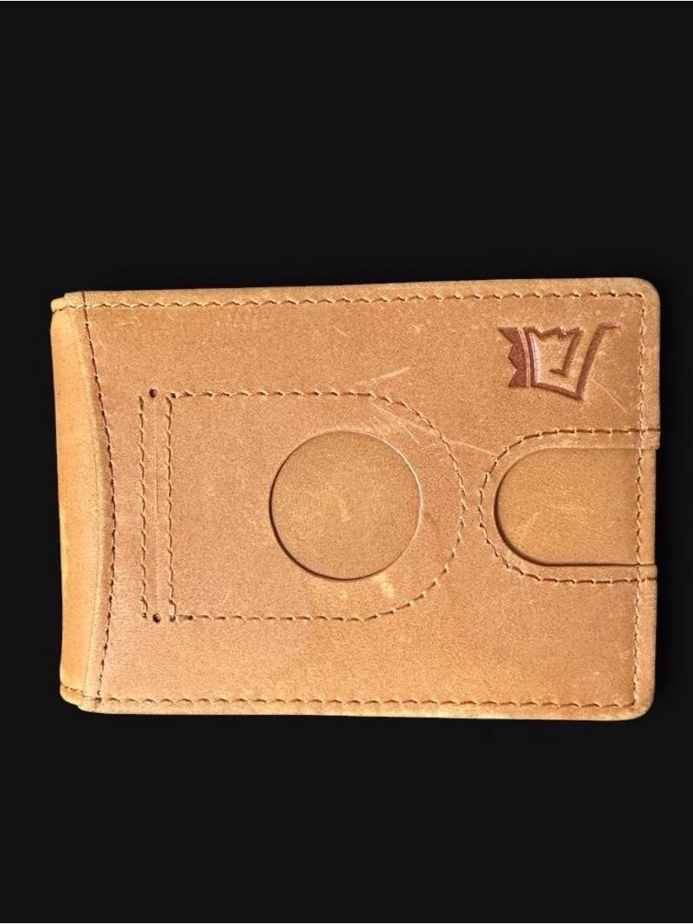 Kings Loot Wallet Brown Leather trackable wallet